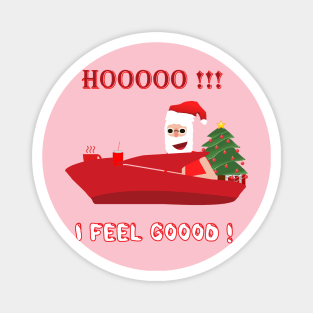 Santa Claus: I Feel Good! Magnet